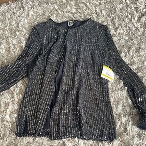 Sparkling Black and Silver Jacket